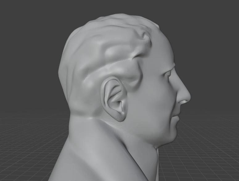 Louis Braille 3D print model_14
