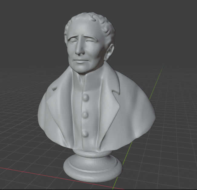 Louis Braille 3D print model_1