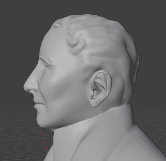 Louis Braille 3D print model_15