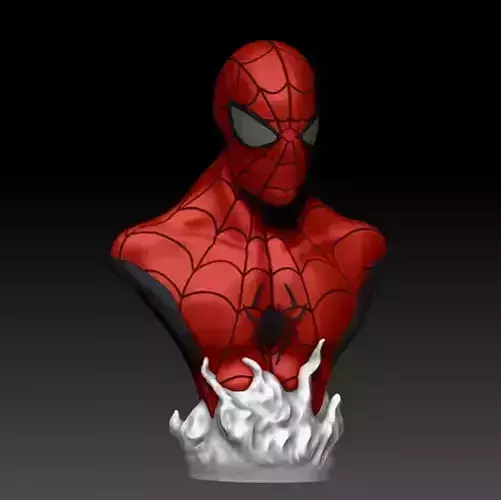SPIDER MAN BUST 3D print model