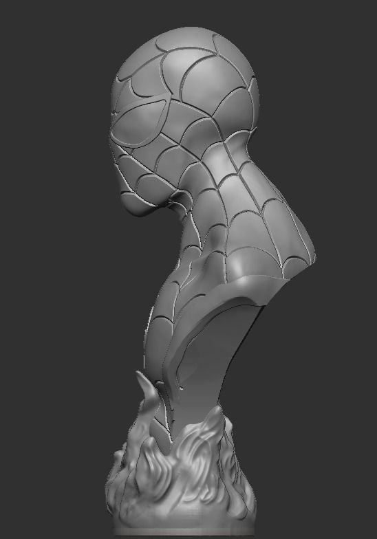 SPIDER MAN BUST 3D print model_1