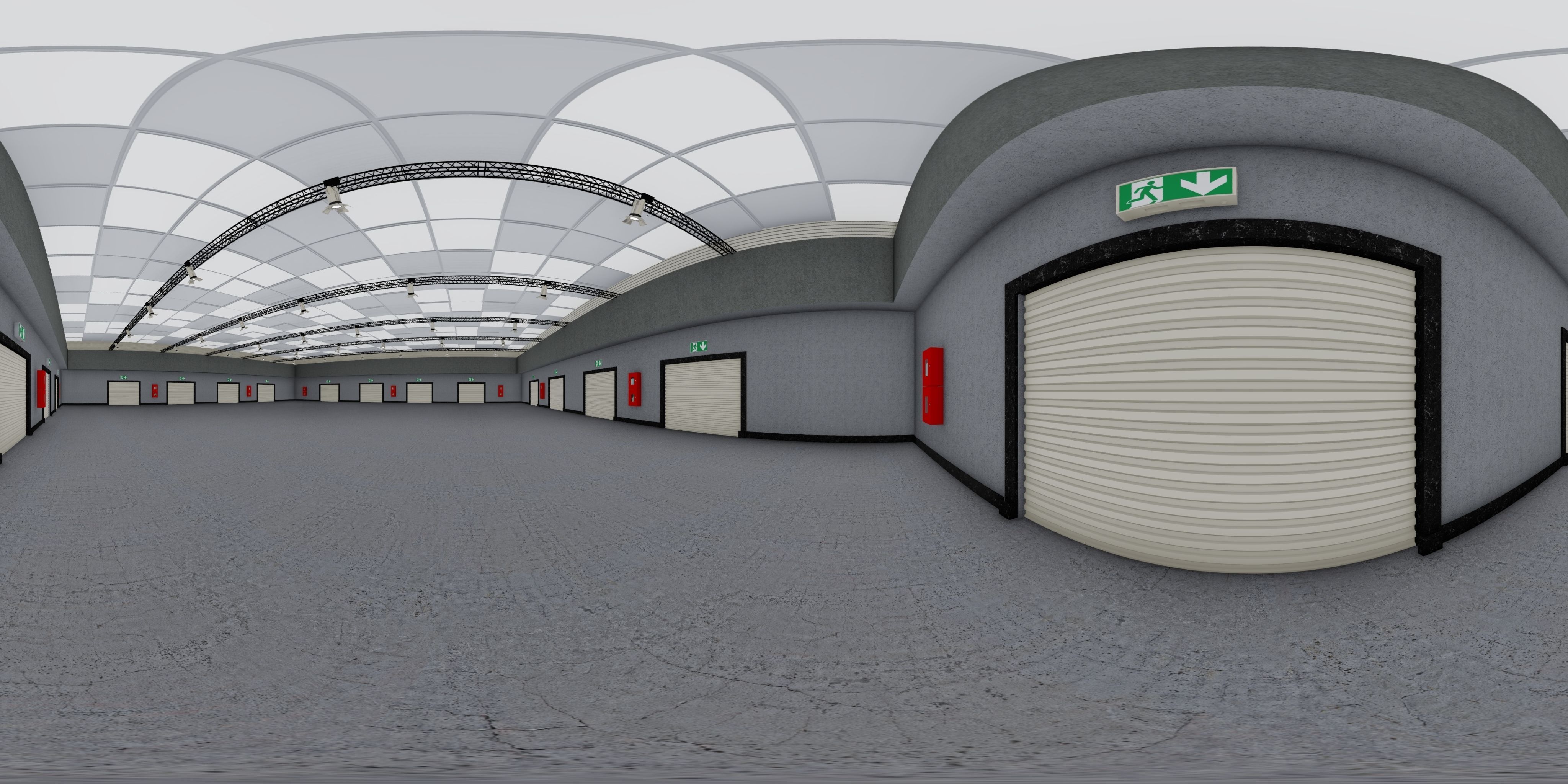 Exhibition Hall  3D model_1