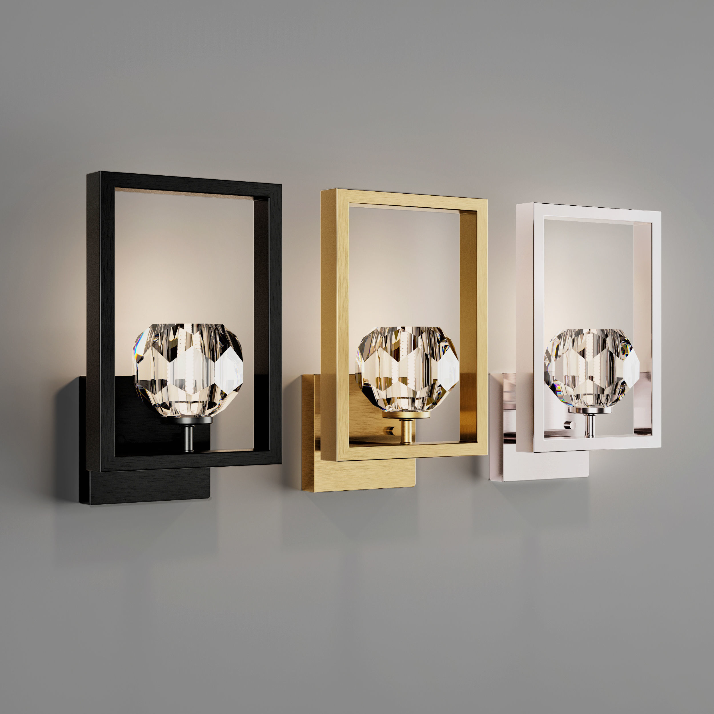 Zoa One Light LED Indoor Wall Fixture by Westinghouse 3D model_1