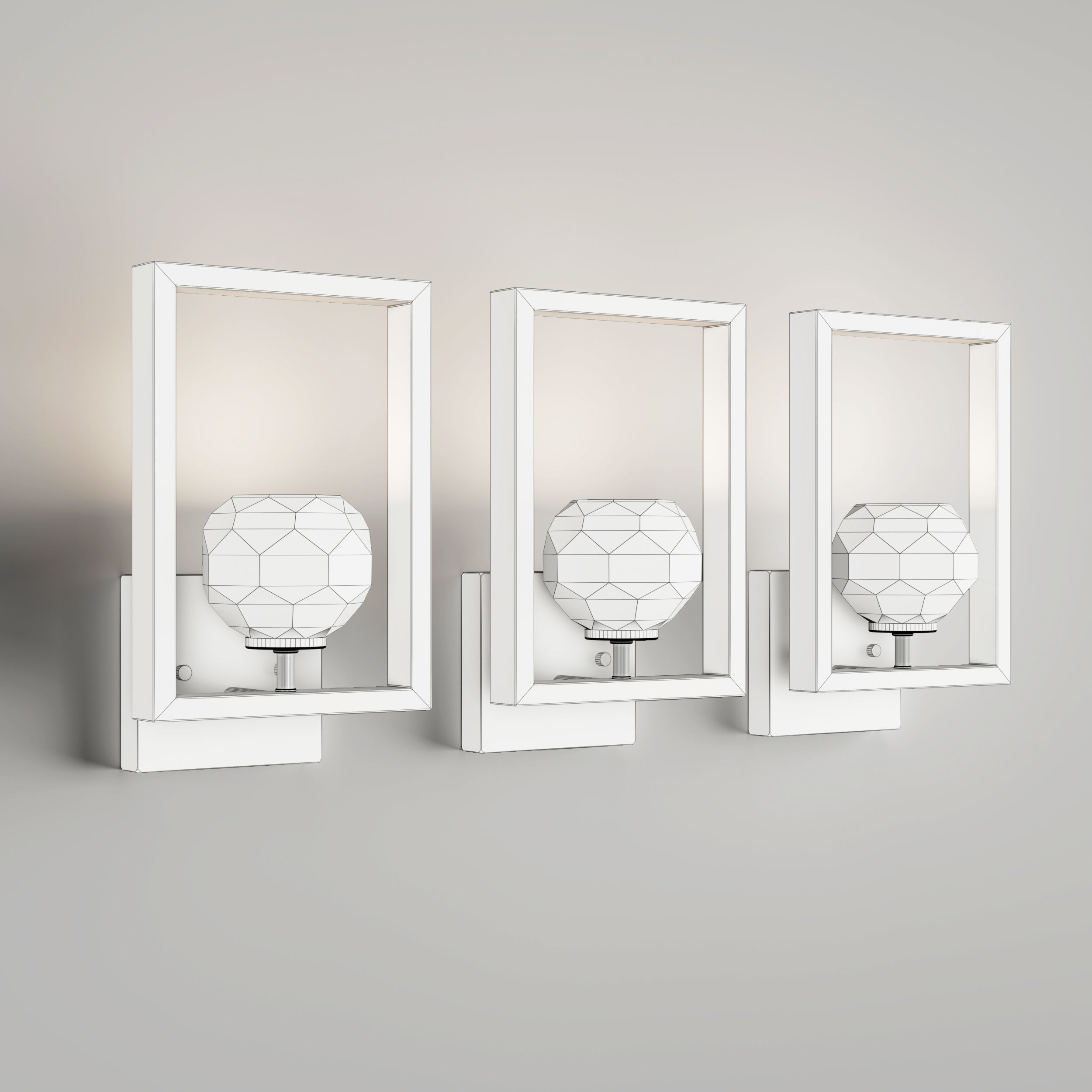 Zoa One Light LED Indoor Wall Fixture by Westinghouse 3D model_3