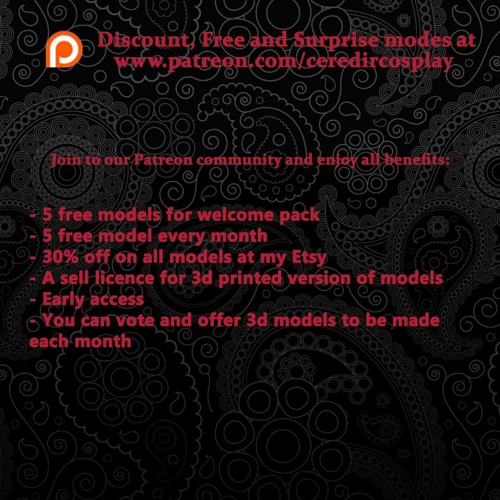 Viserys Targaryen Face Mask 3d digital download 3D print model_1