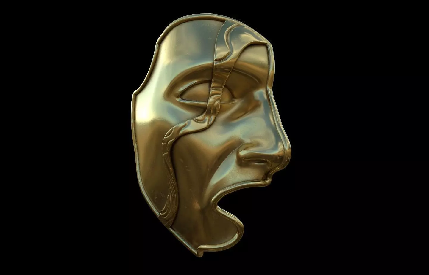 Viserys Targaryen Face Mask 3d digital download 3D print model_0
