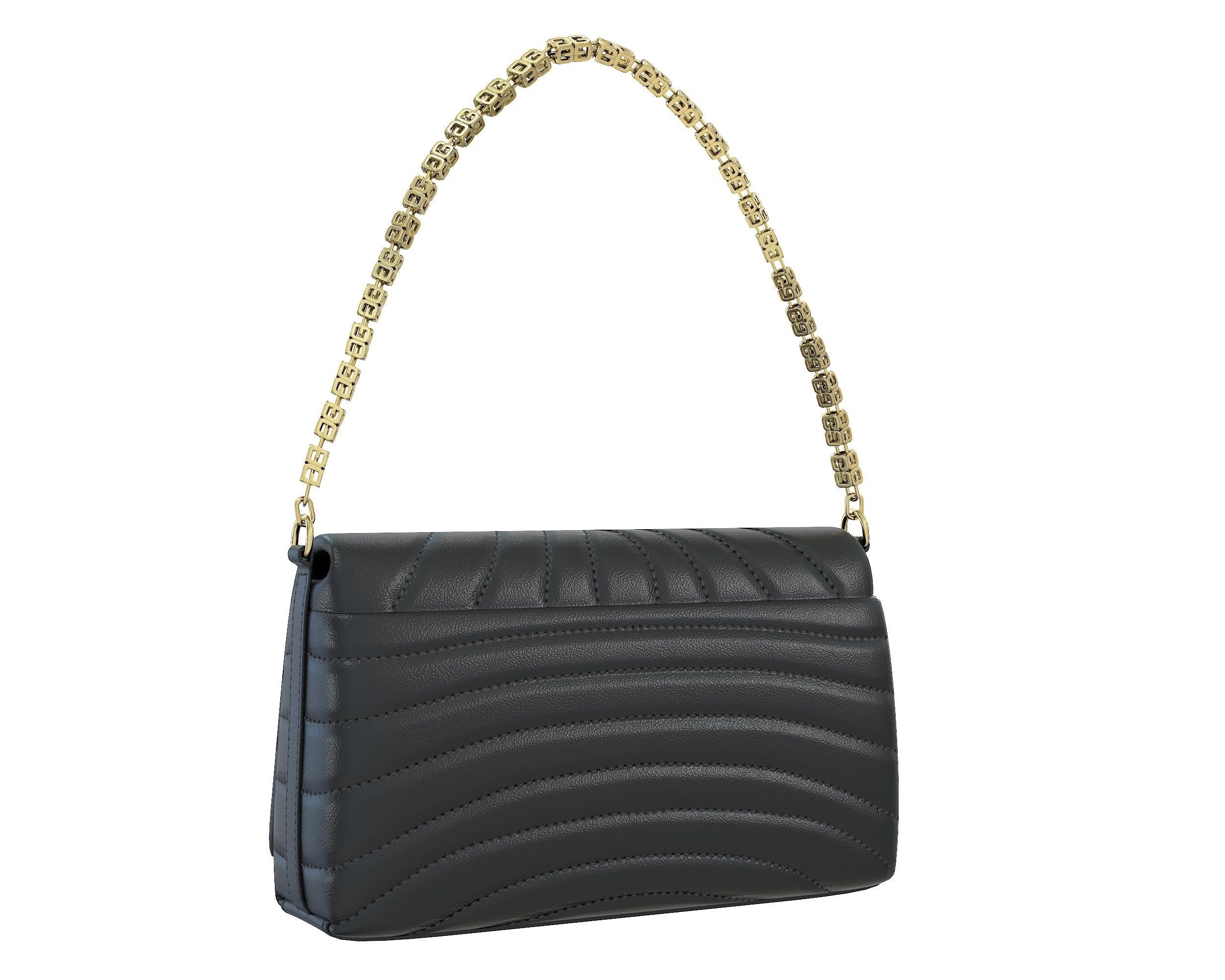 Givenchy Small 4G Soft Bag Low-poly 3D model_7