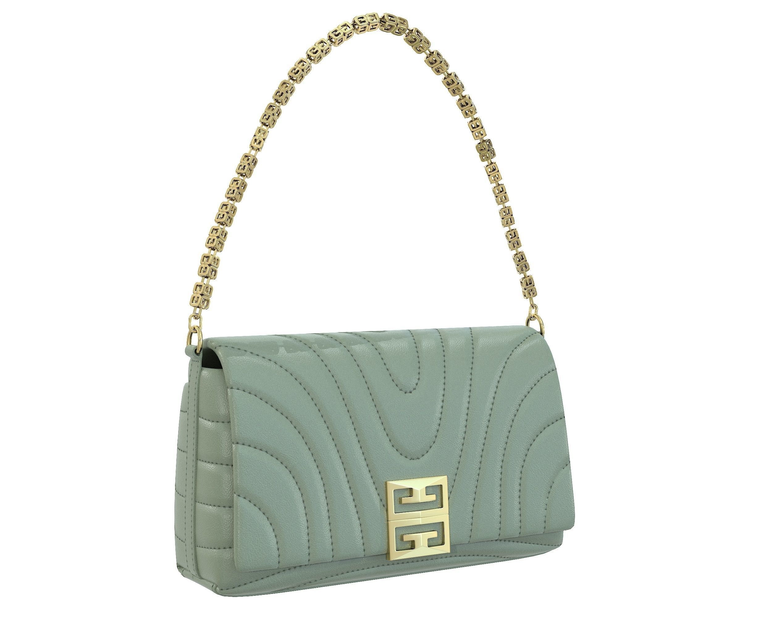 Givenchy Small 4G Soft Bag Low-poly 3D model_11