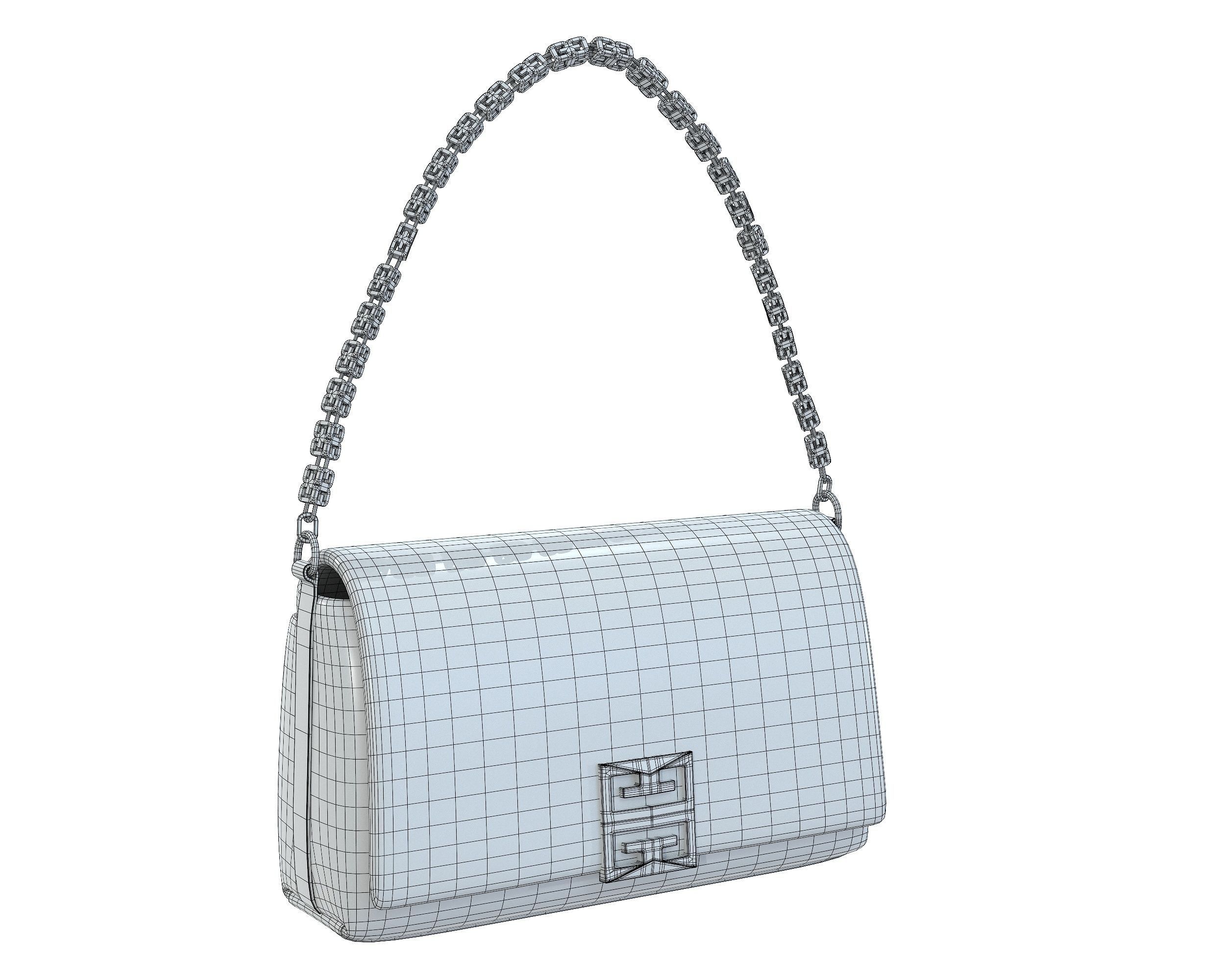 Givenchy Small 4G Soft Bag Low-poly 3D model_18