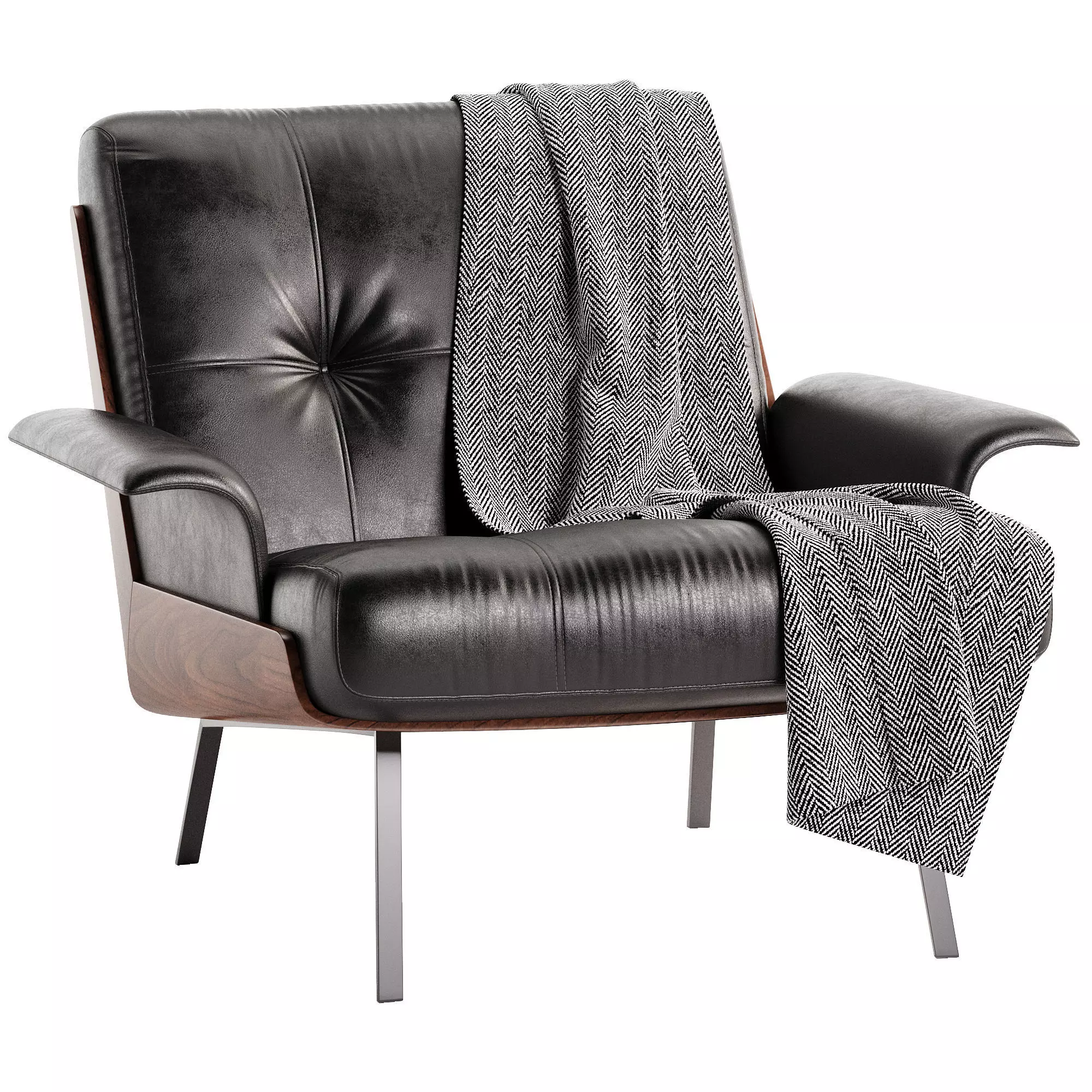 Daiki Armchair by MINOTTI 3D model_0