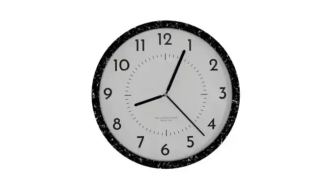 Stylish Modern Clock  3D model