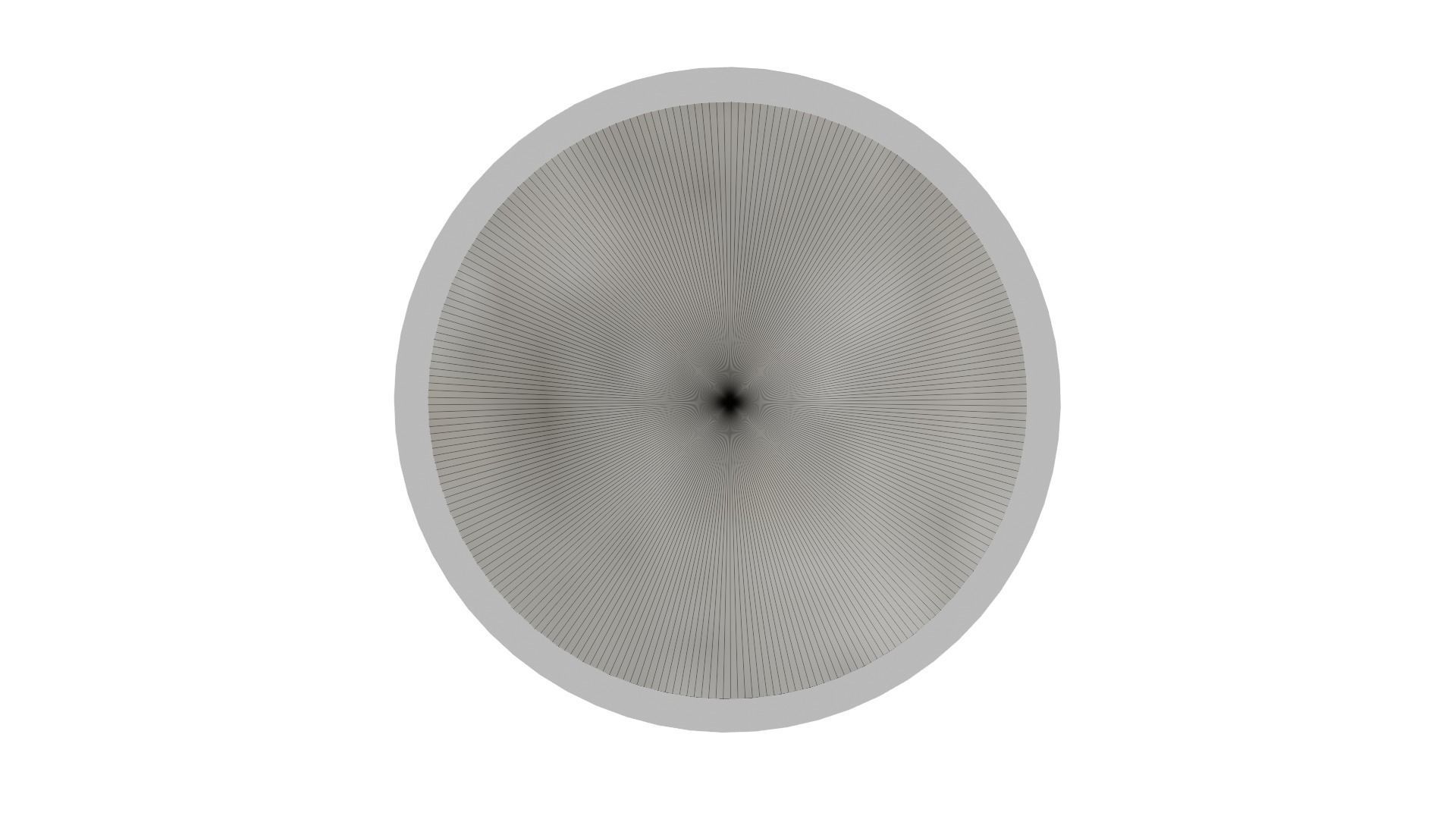 Stylish Modern Clock  3D model_11