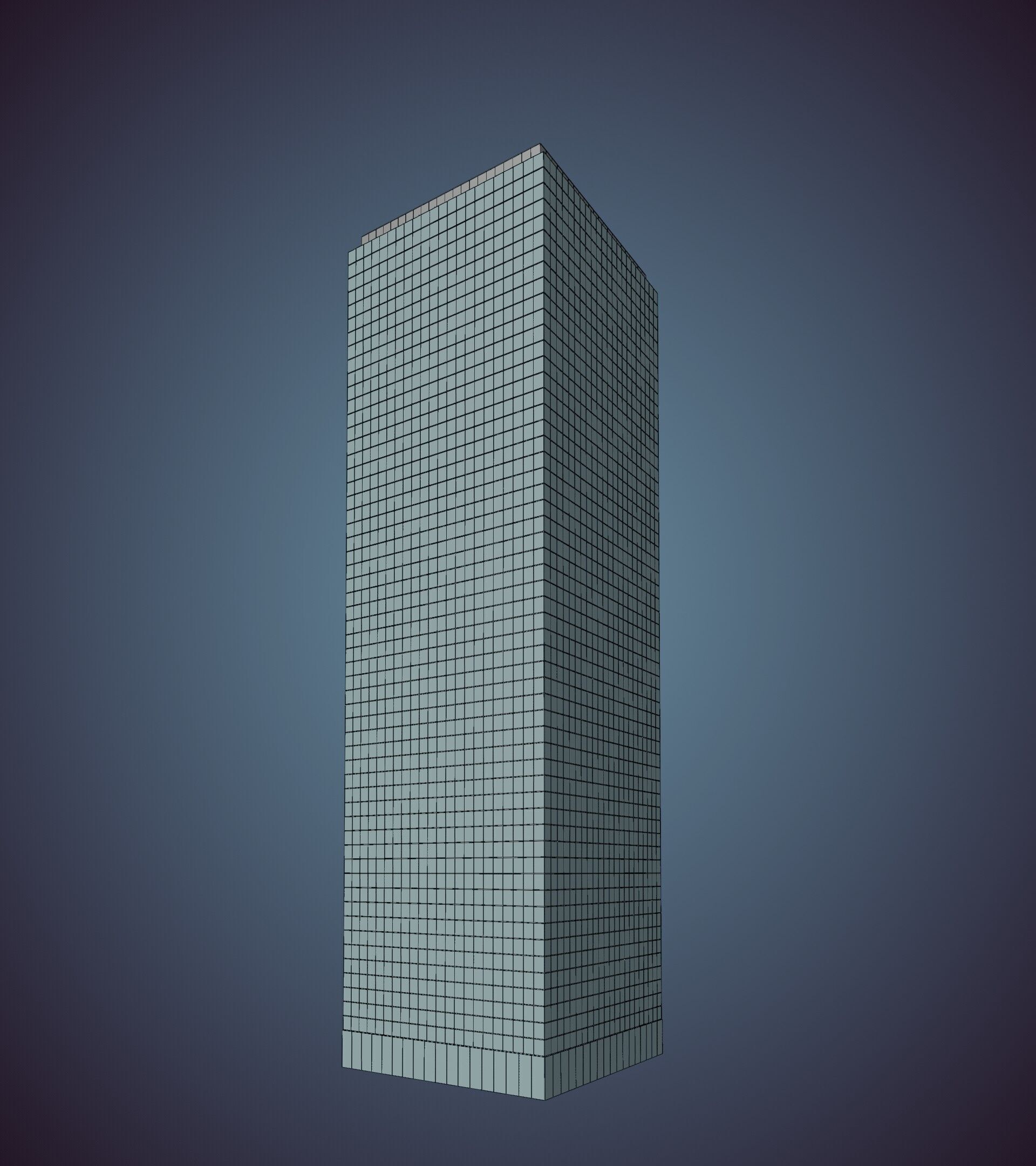 Parametric Building 1a1 3D model_43