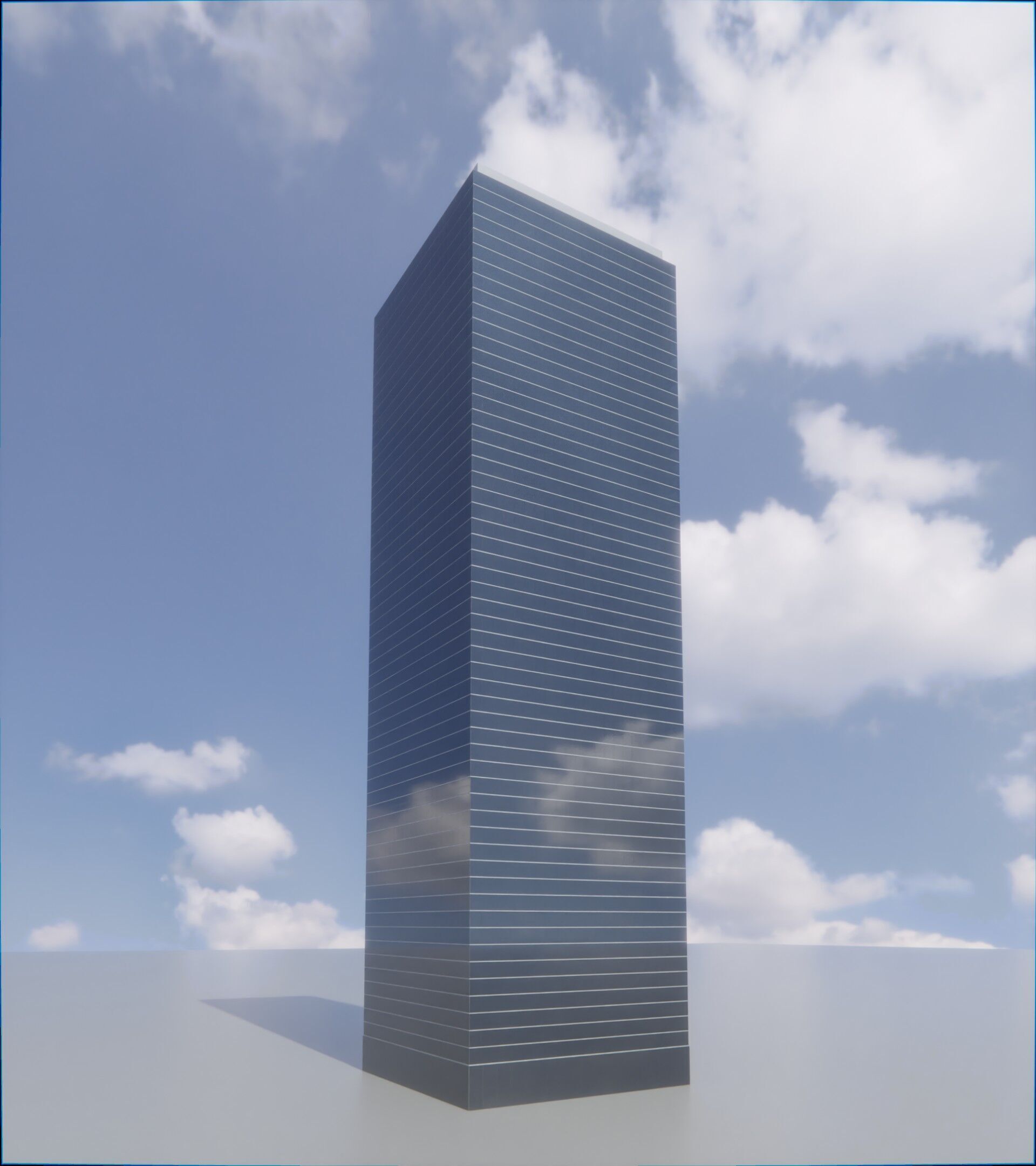Parametric Building 1a1 3D model_2