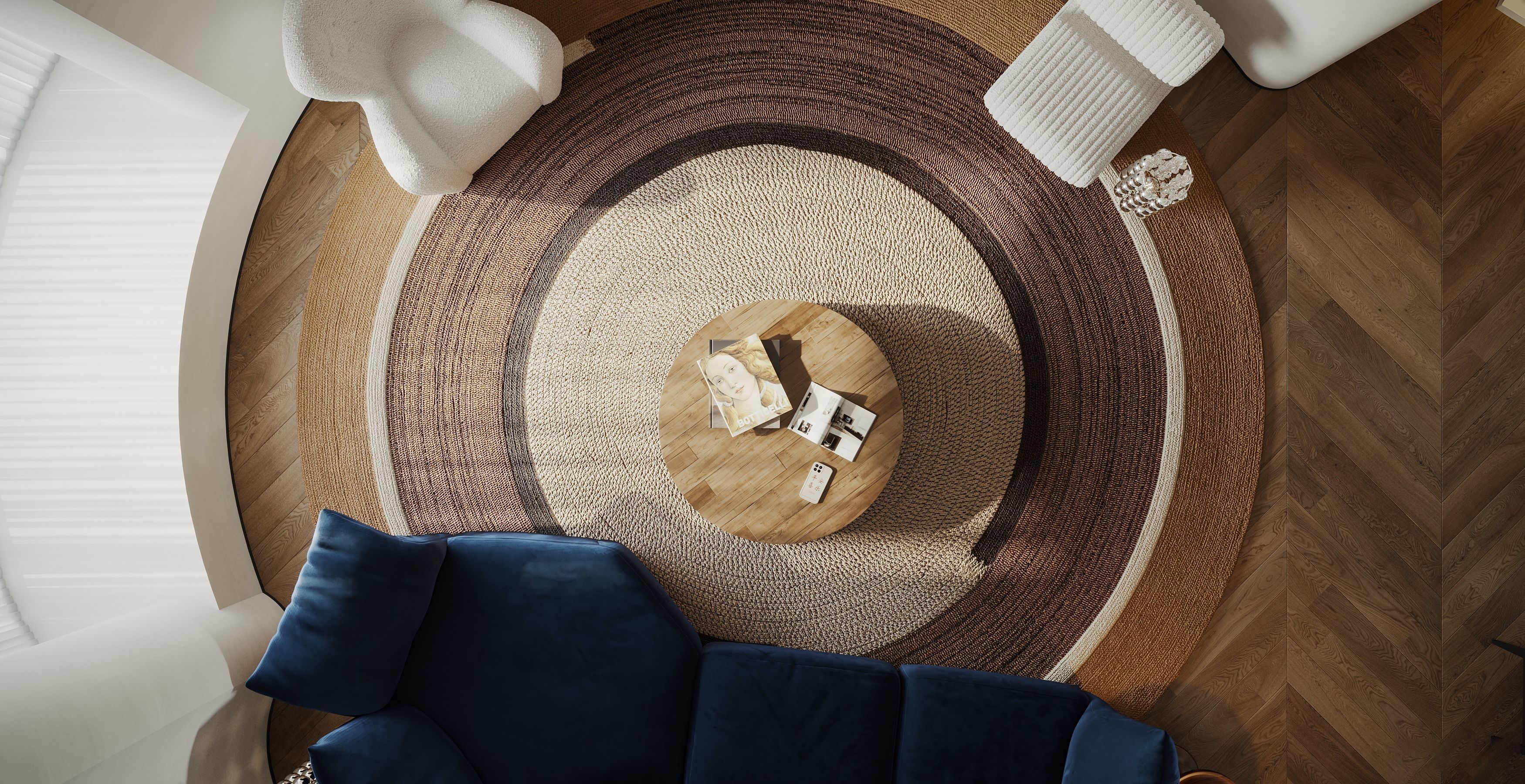 Living Room Interior Scene for 3DMAX and Corona 3D model 3D model_1