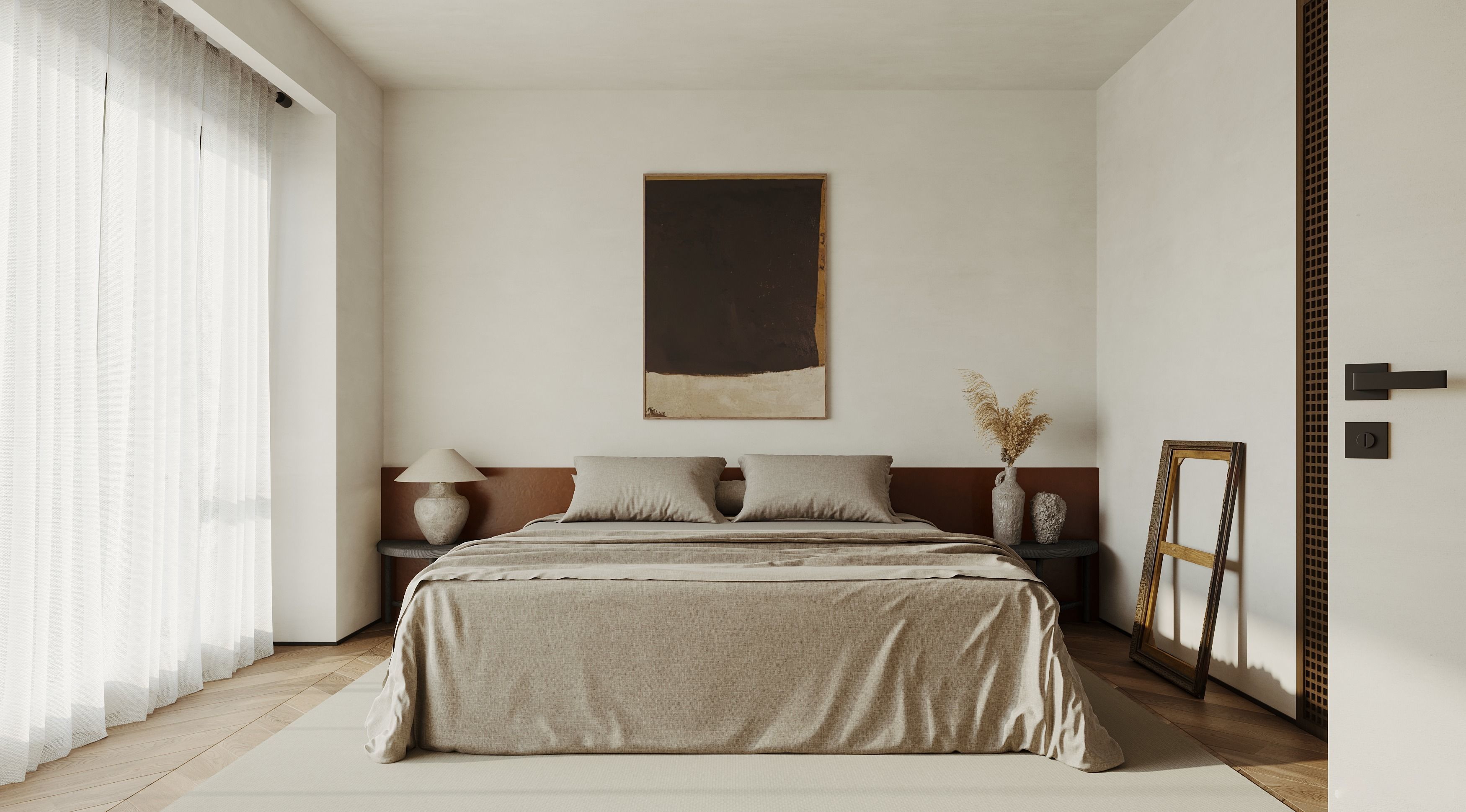 Living Room Interior Scene for 3DMAX and Corona 3D model 3D model_5