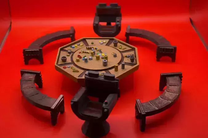 Sabaac gaming desk chair set