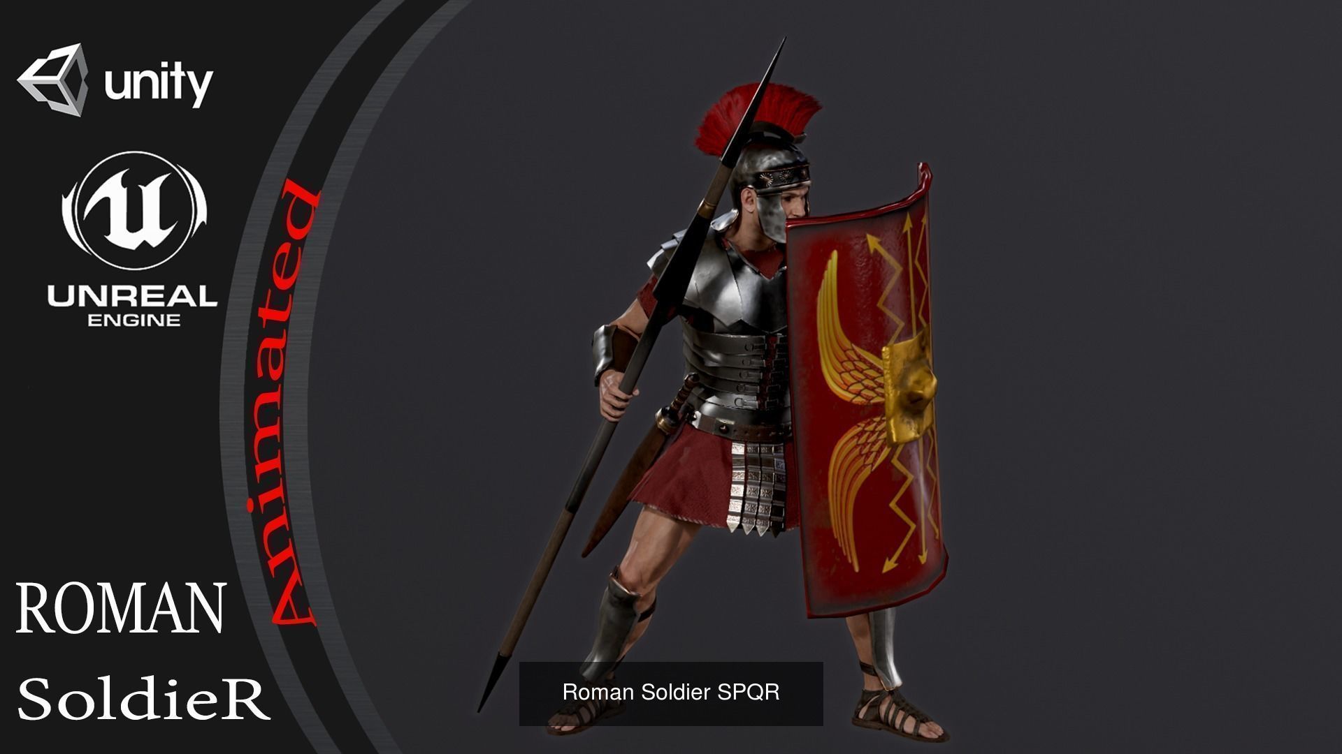 Roman Collection group of soldiers with helmets and shields _11