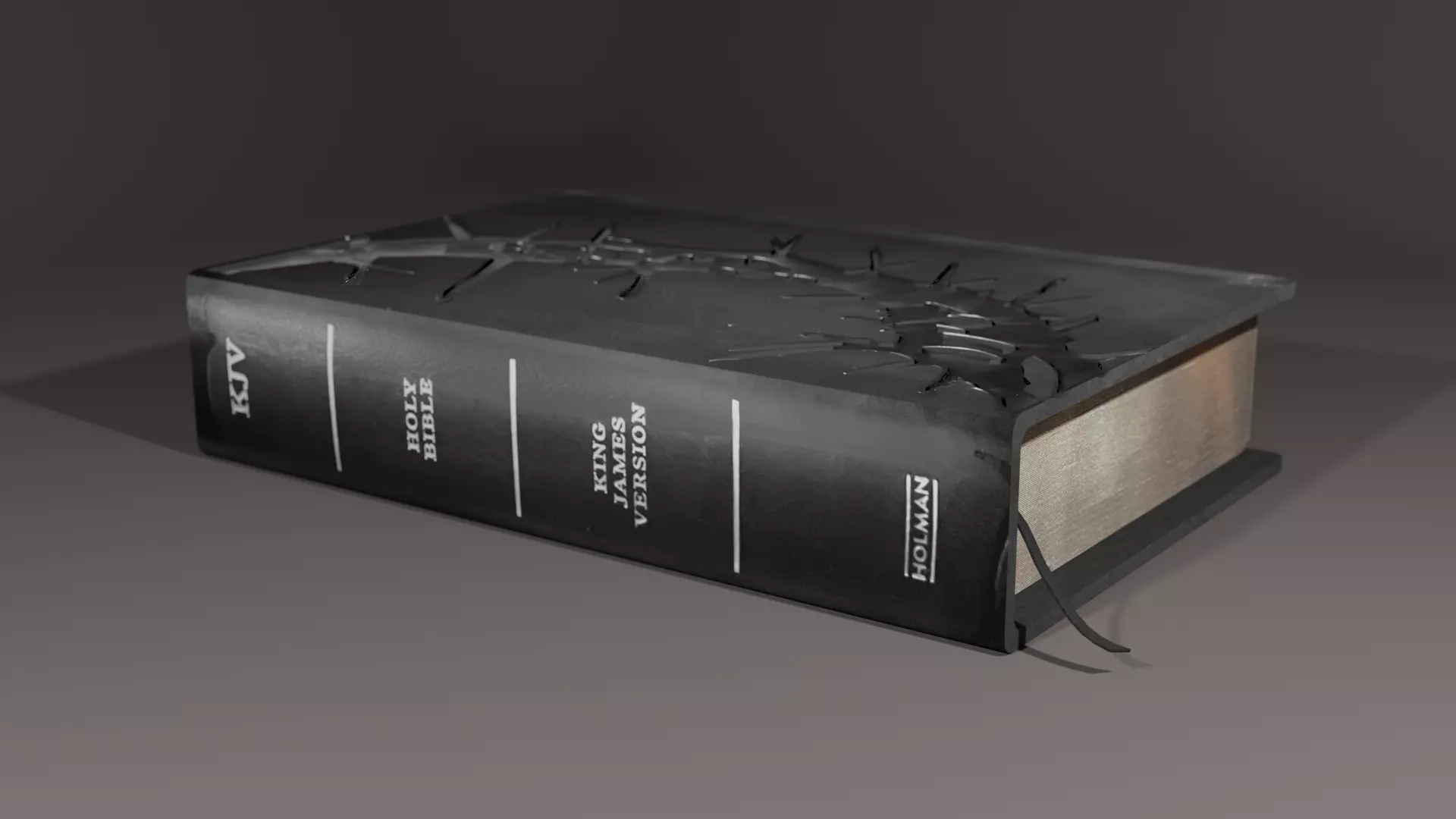 bible with cover Free 3D model_0