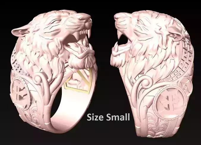 Tiger Rings - Mens rings - N1120 