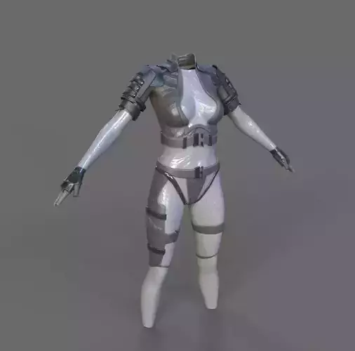 Sci-fi female suit