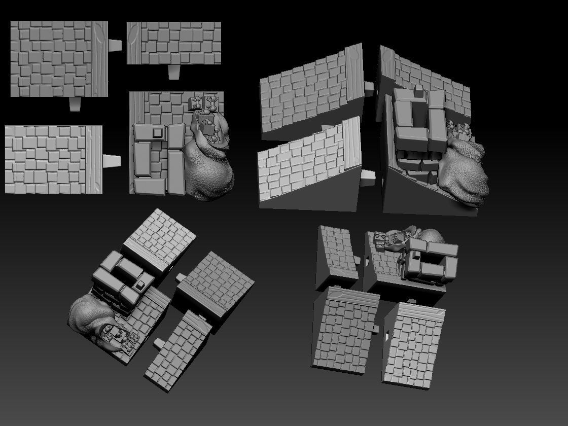 snow maiden pin up 3D print model_4