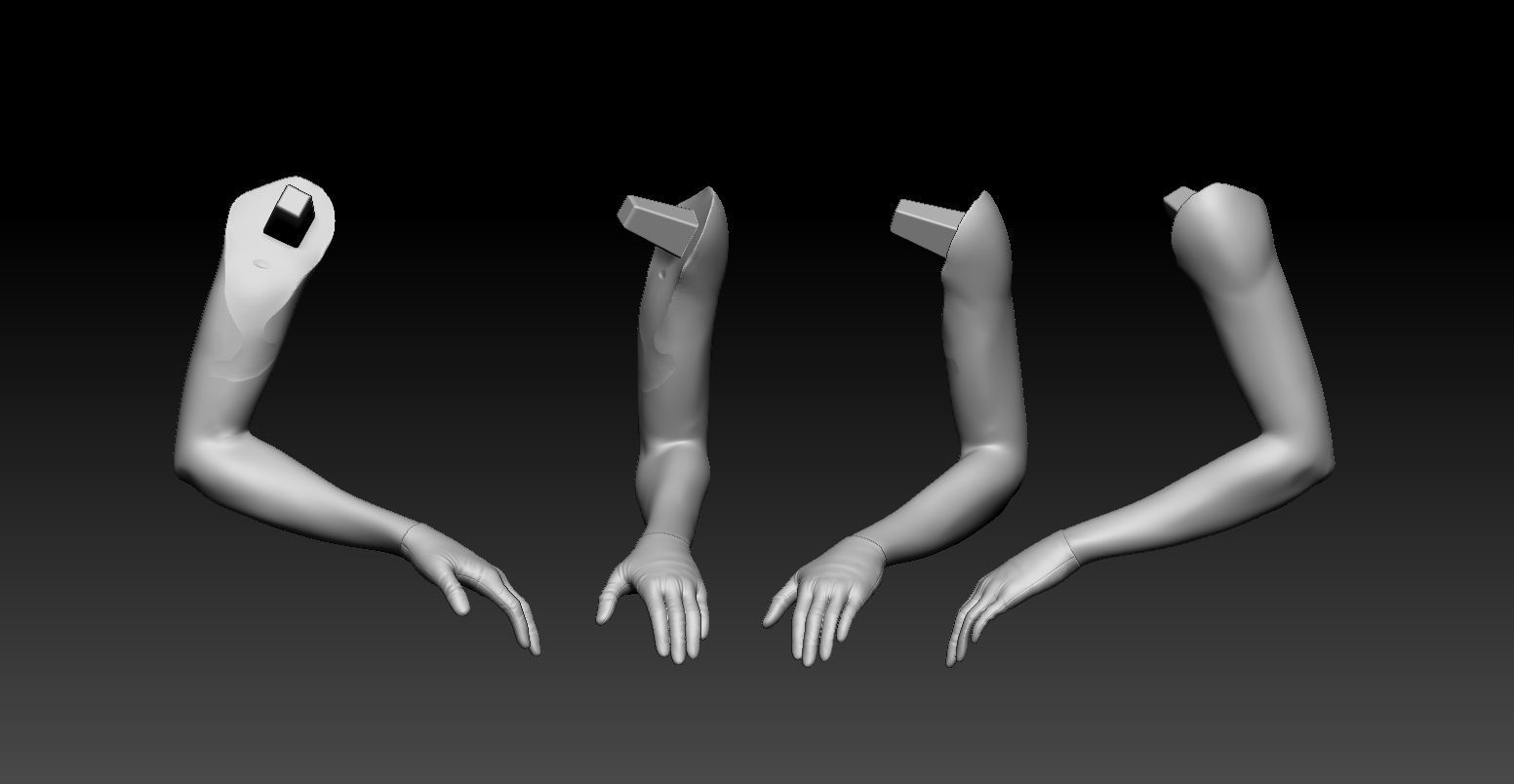 snow maiden pin up 3D print model_9