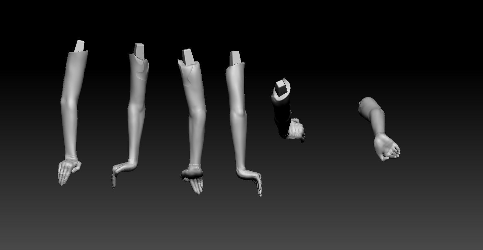 snow maiden pin up 3D print model_8