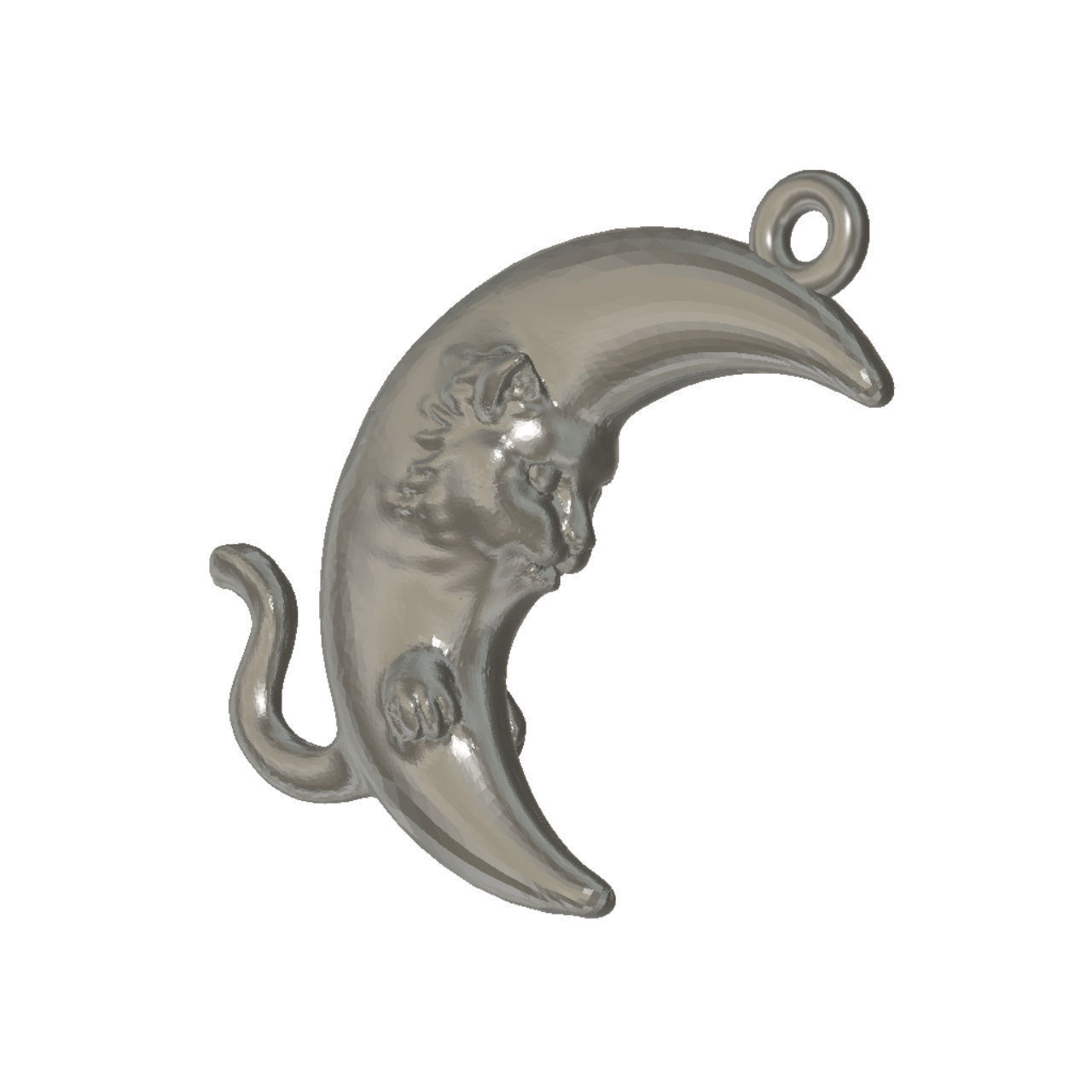 five cat 3d models 3D print model_4