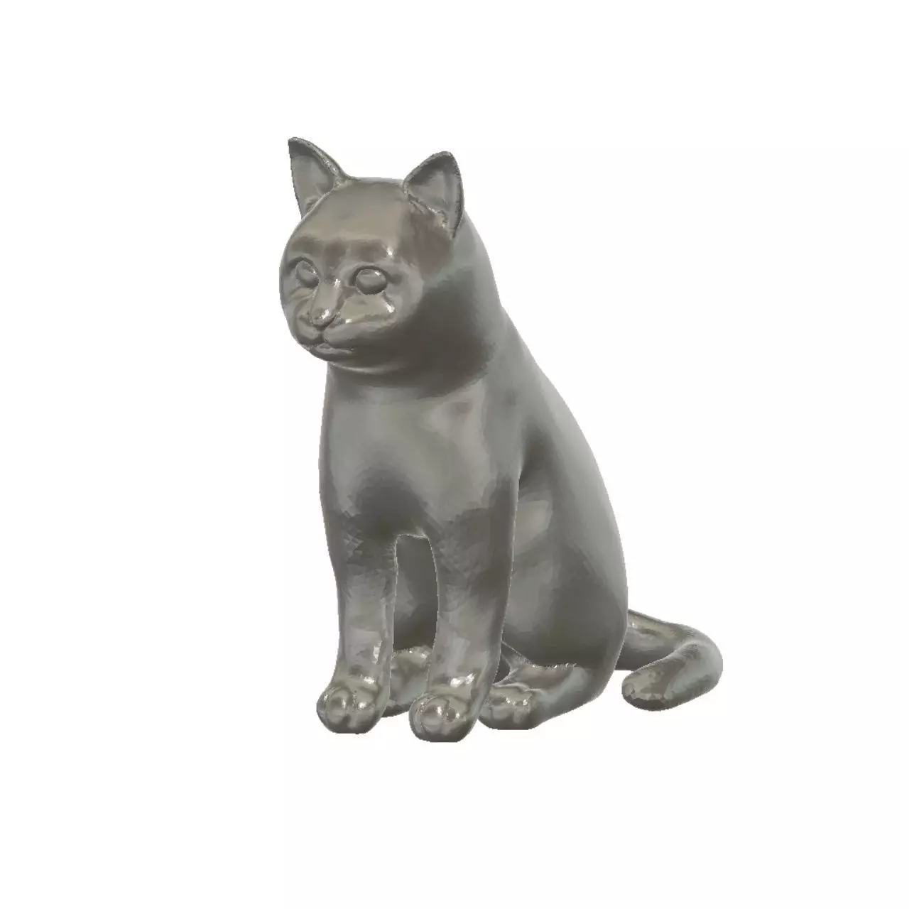 five cat 3d models 3D print model_0
