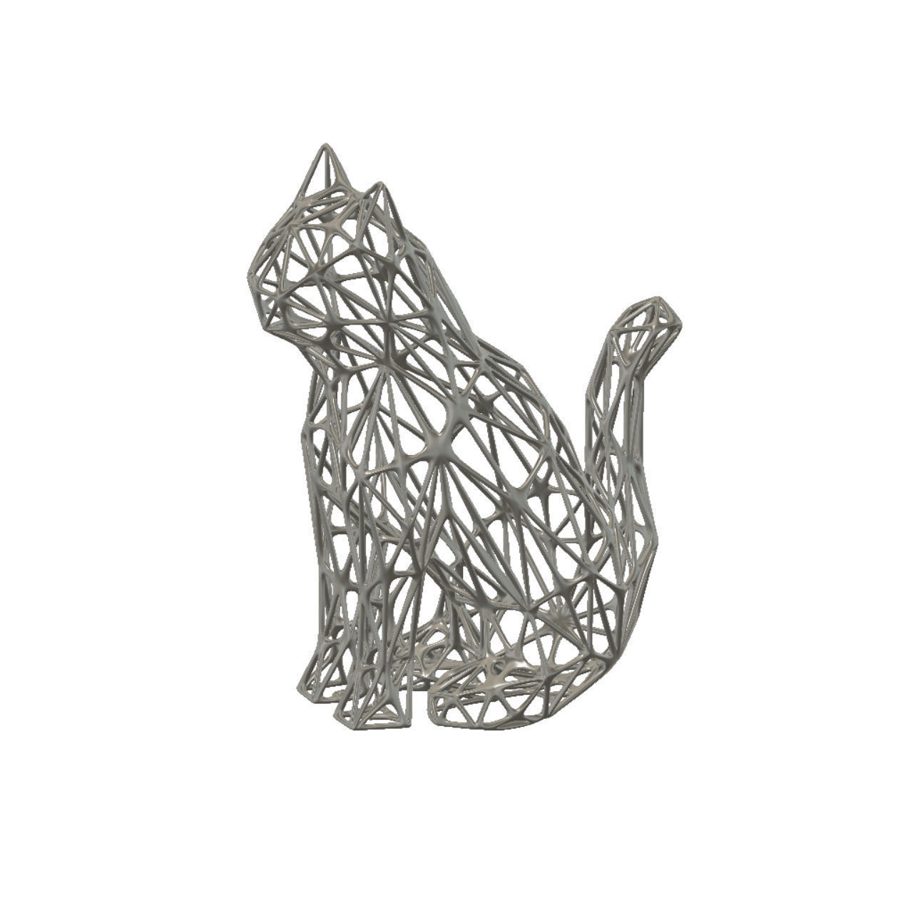 five cat 3d models 3D print model_3