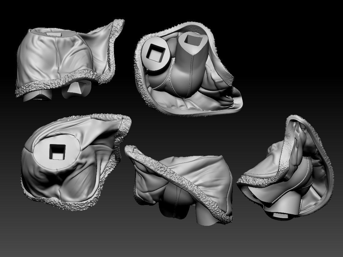 GIRL AND CHRISTMAS TREE 3D print model_6