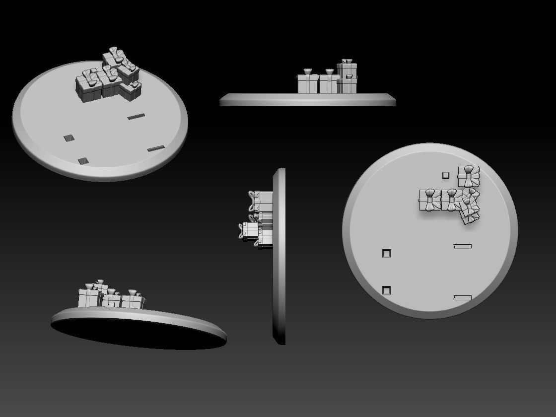 GIRL AND CHRISTMAS TREE 3D print model_10