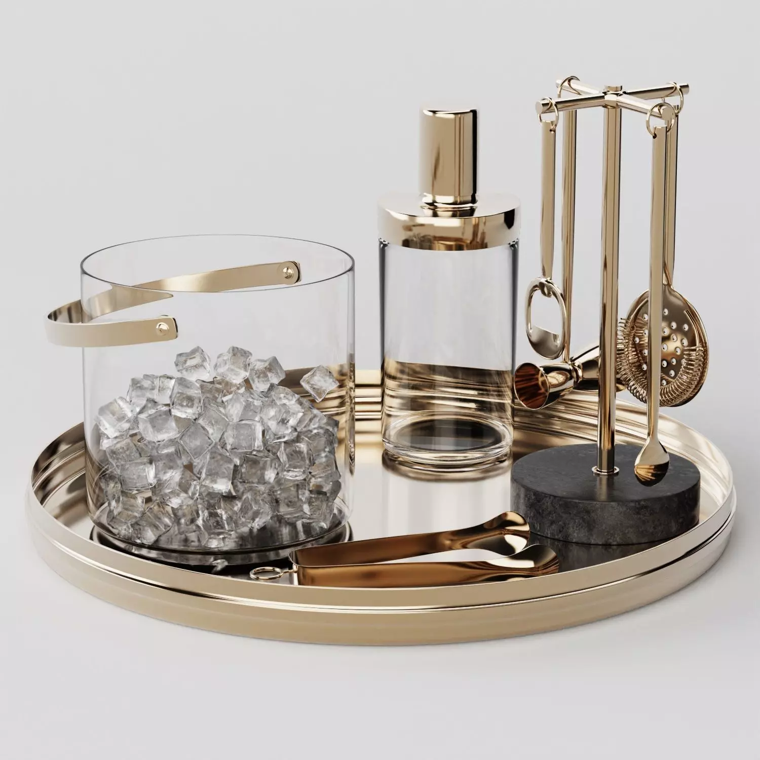 Archer Barware - Nickel 3D model