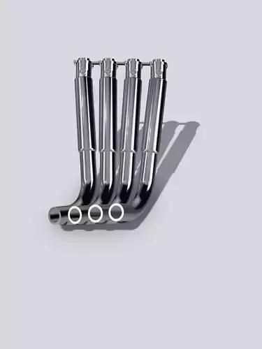 FUNNY CAR Hemi Zoomie Headers Blown Supercharged Headers 3D print model