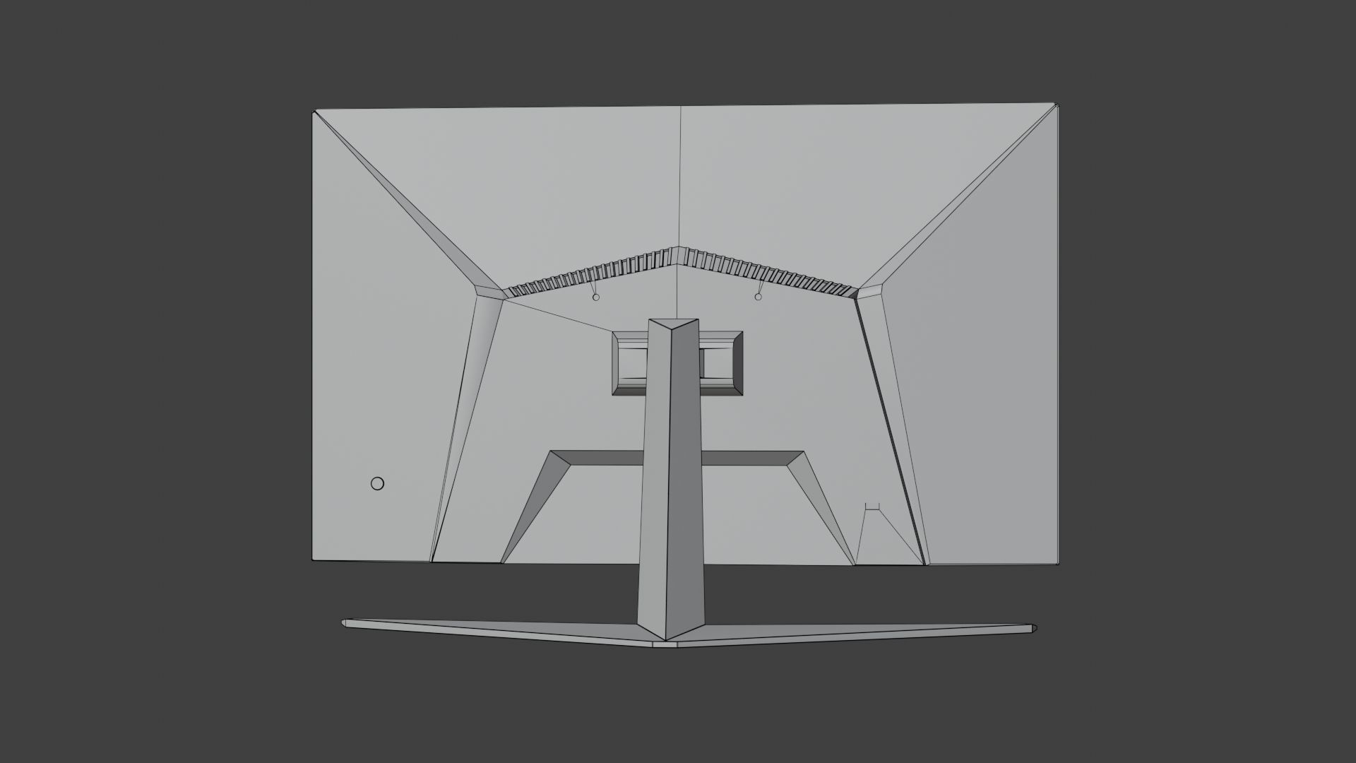 Low-poly Computer Monitor by Nikdox Low-poly 3D model_10