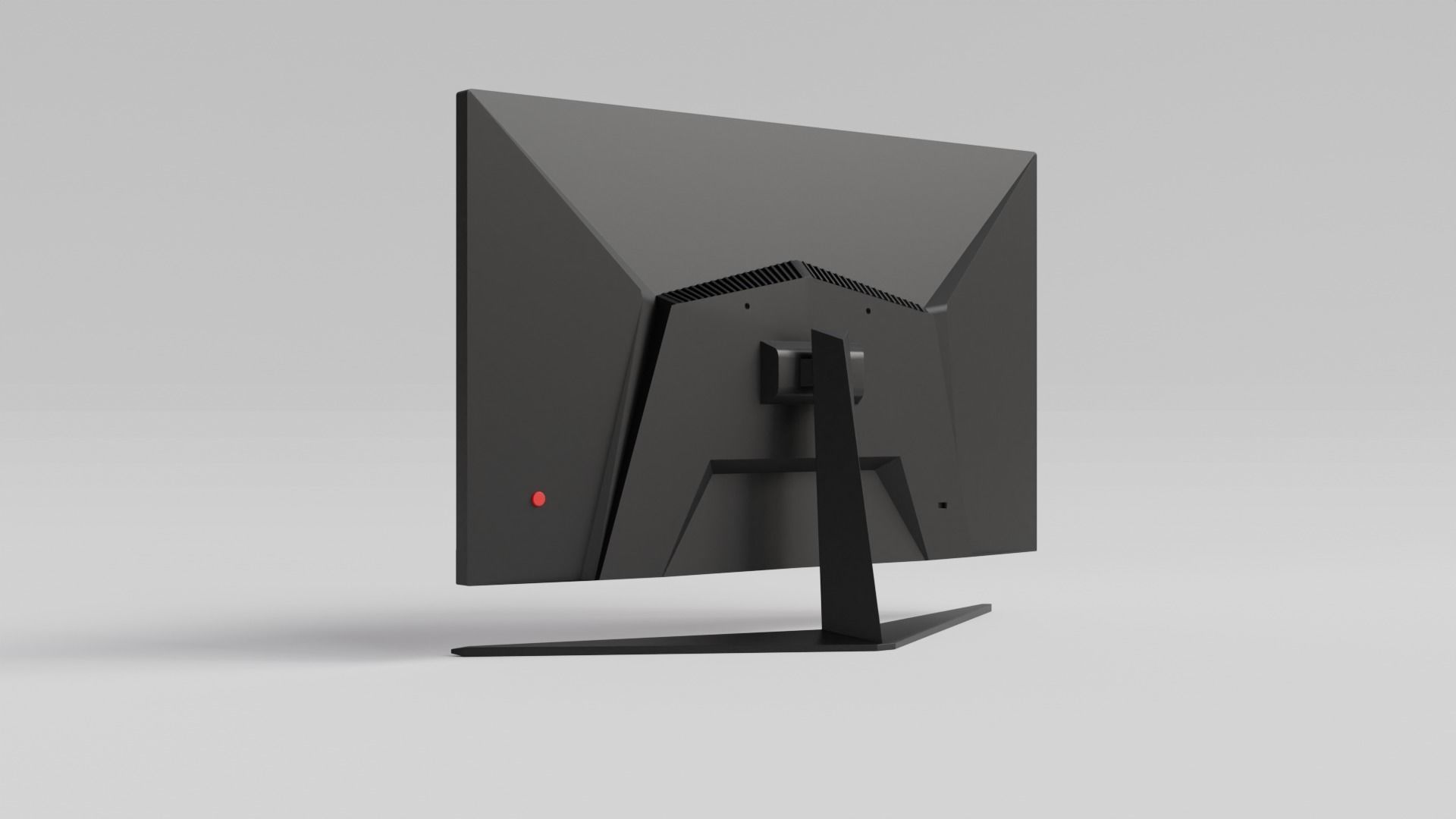 Low-poly Computer Monitor by Nikdox Low-poly 3D model_7