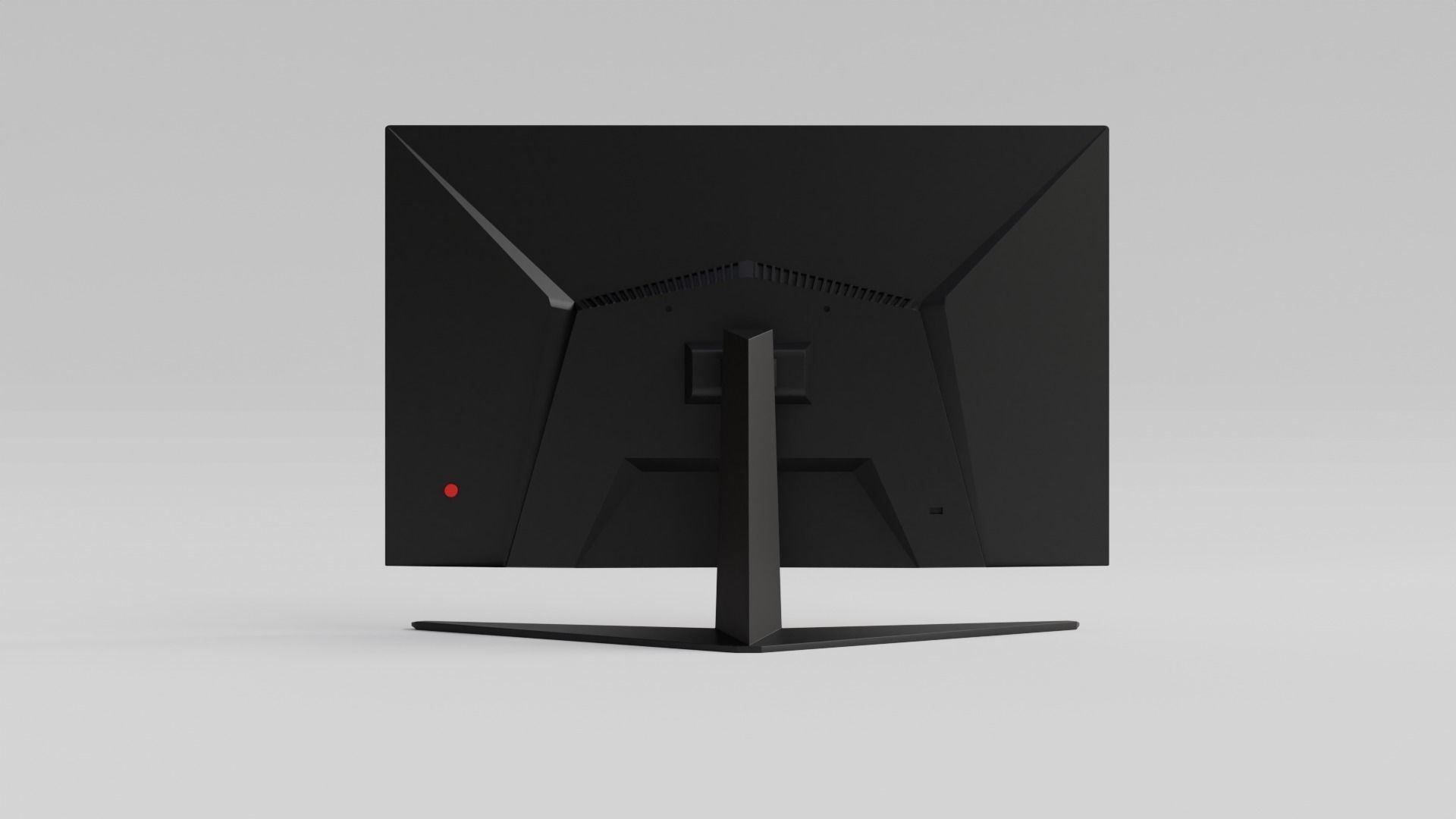 Low-poly Computer Monitor by Nikdox Low-poly 3D model_8