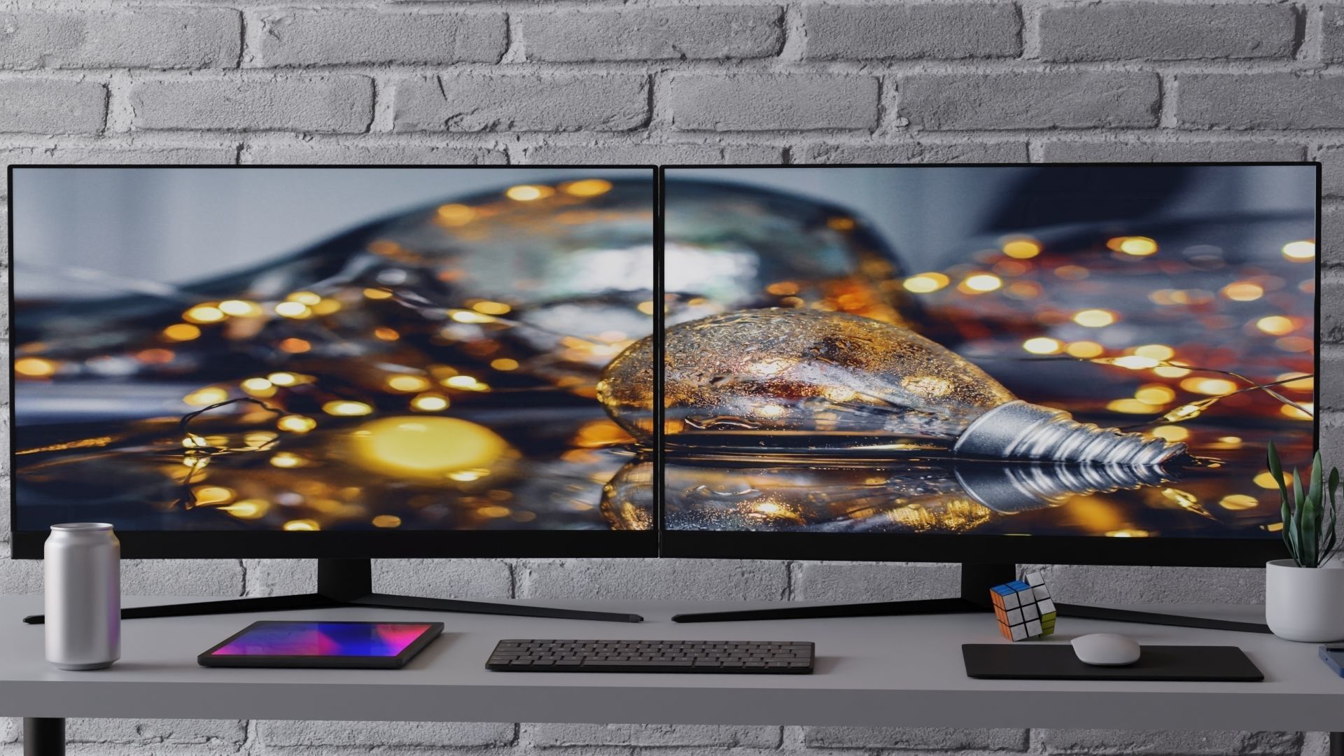 Low-poly Computer Monitor by Nikdox Low-poly 3D model_3