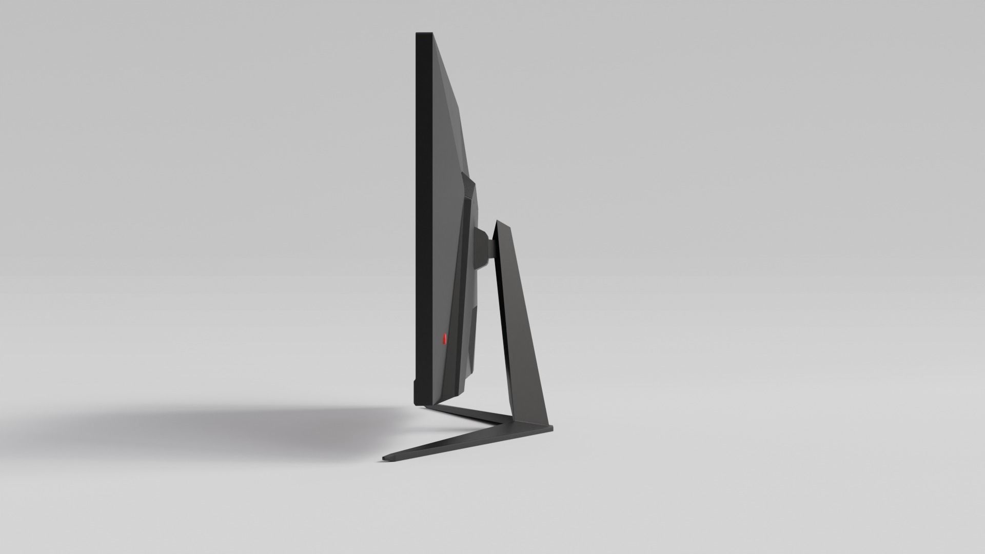Low-poly Computer Monitor by Nikdox Low-poly 3D model_6