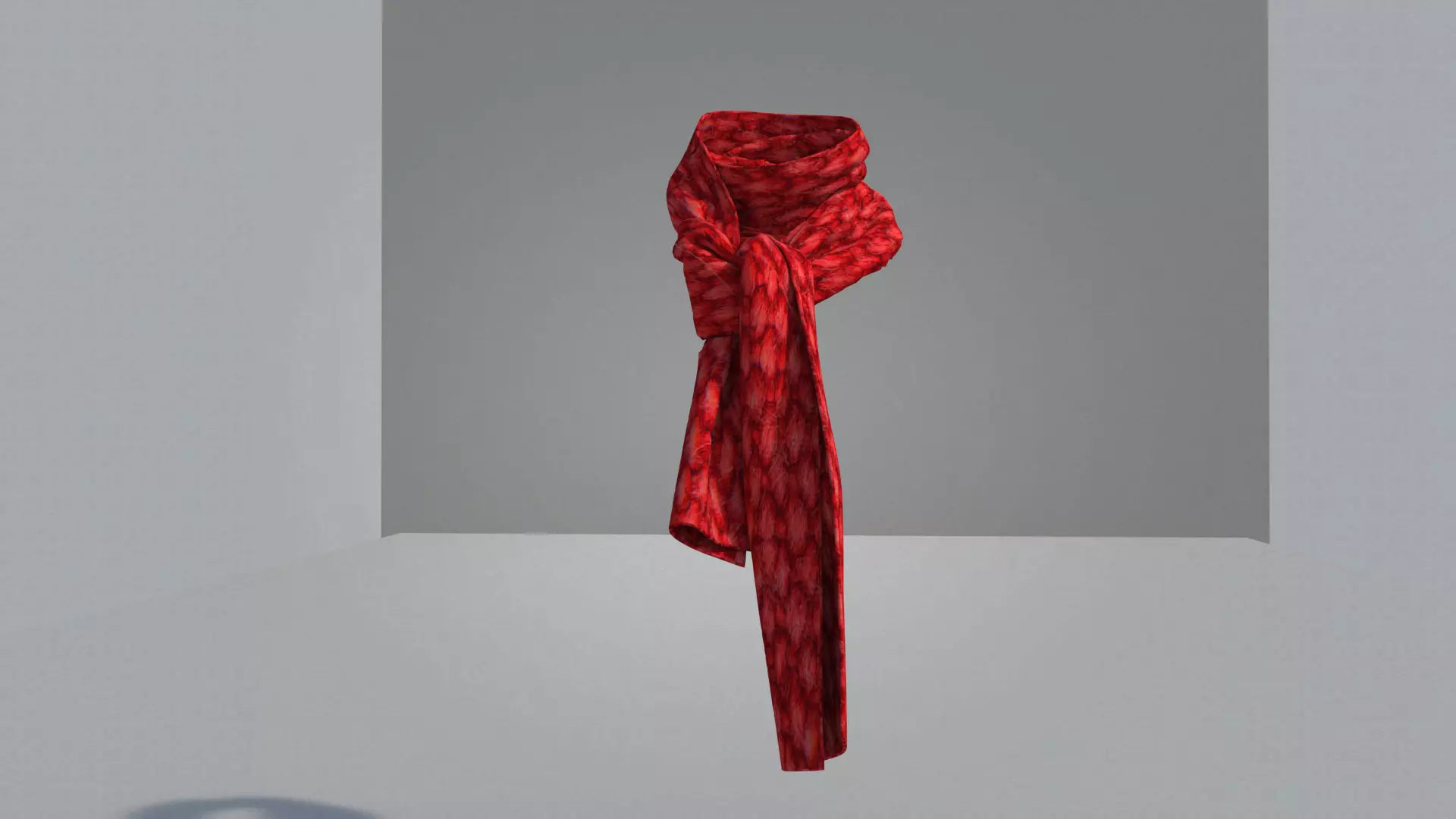 Scarf Add Model women scarf 3D model rigged | CGTrader