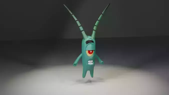 Plankton Spongebob 3D model