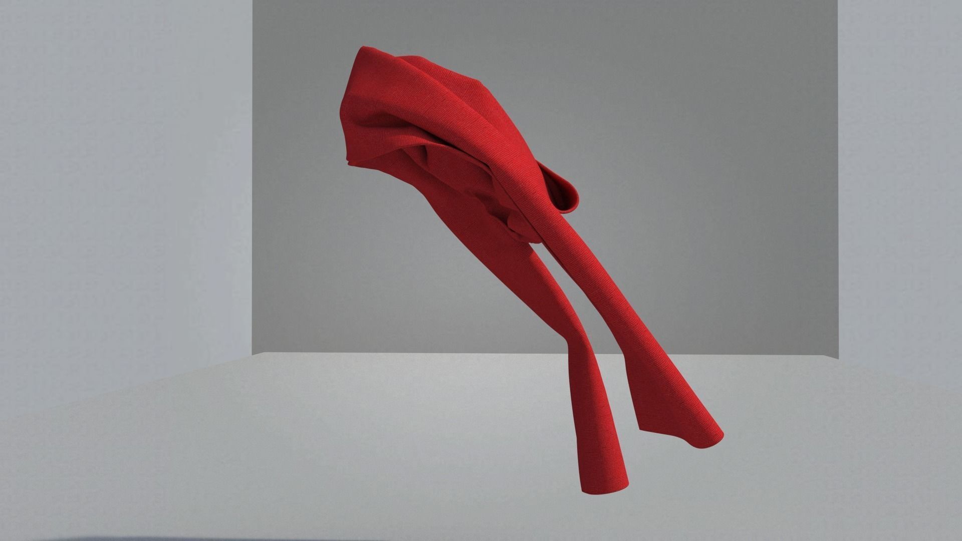 Scarf 3D Model 3D model_5