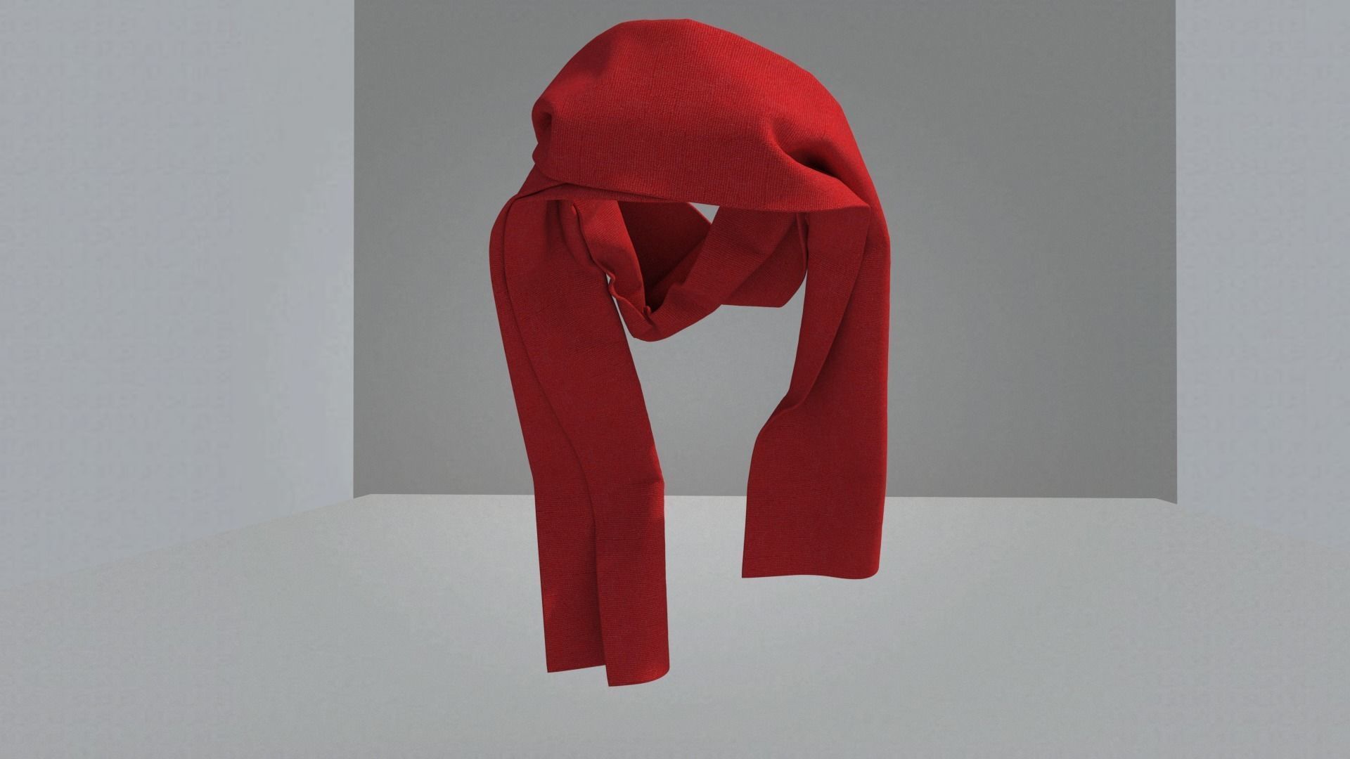 Scarf 3D Model 3D model_4