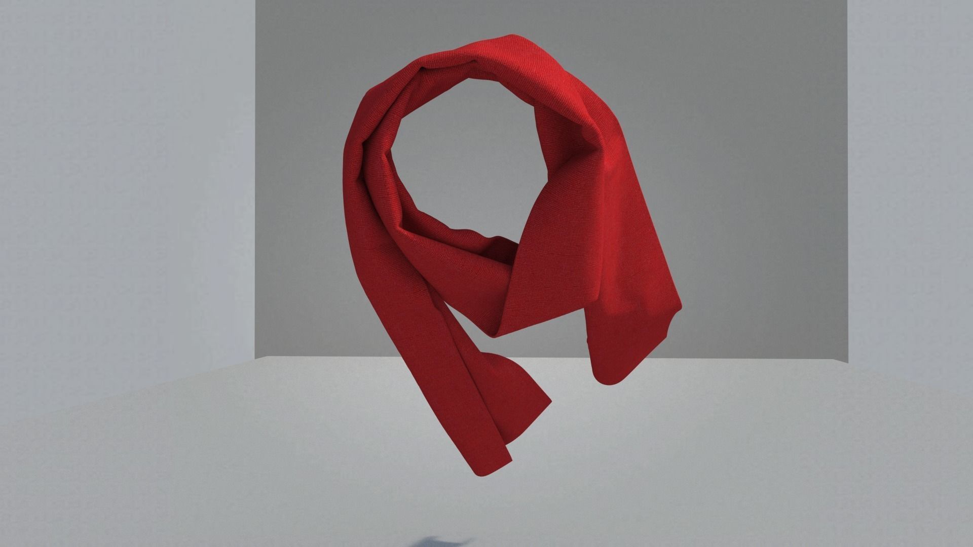 Scarf 3D Model 3D model_7