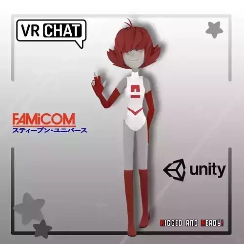 Famicom The Pearl From SU Vrchat Ready 3D Model 
