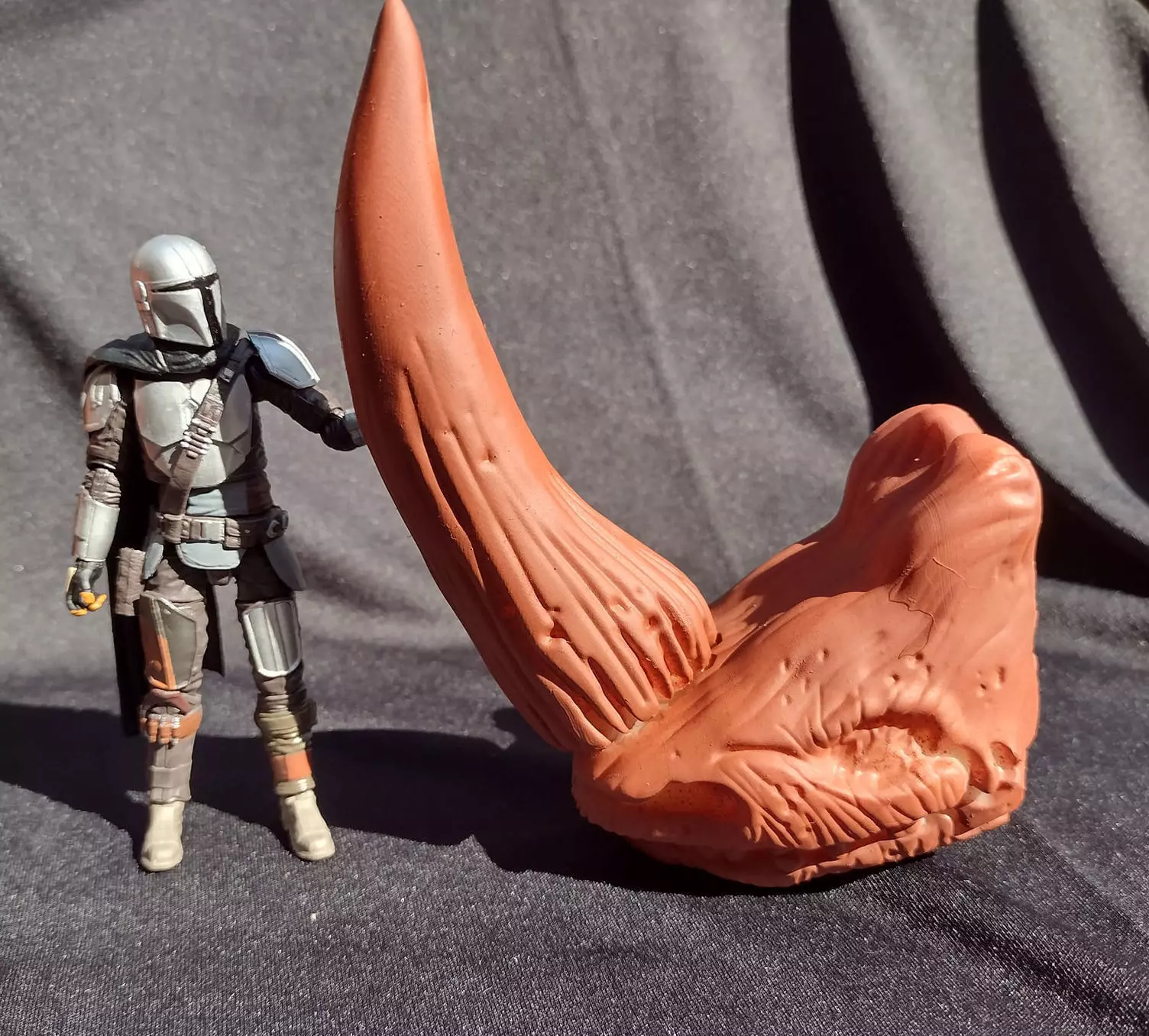 Mandalorian Mudhorn skull 3D print model_0
