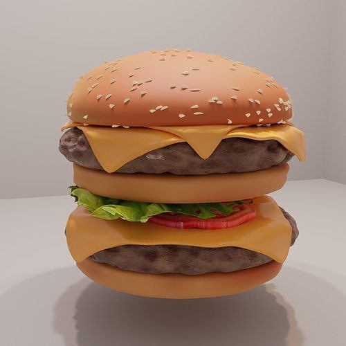 Burger Sandwich 3D model