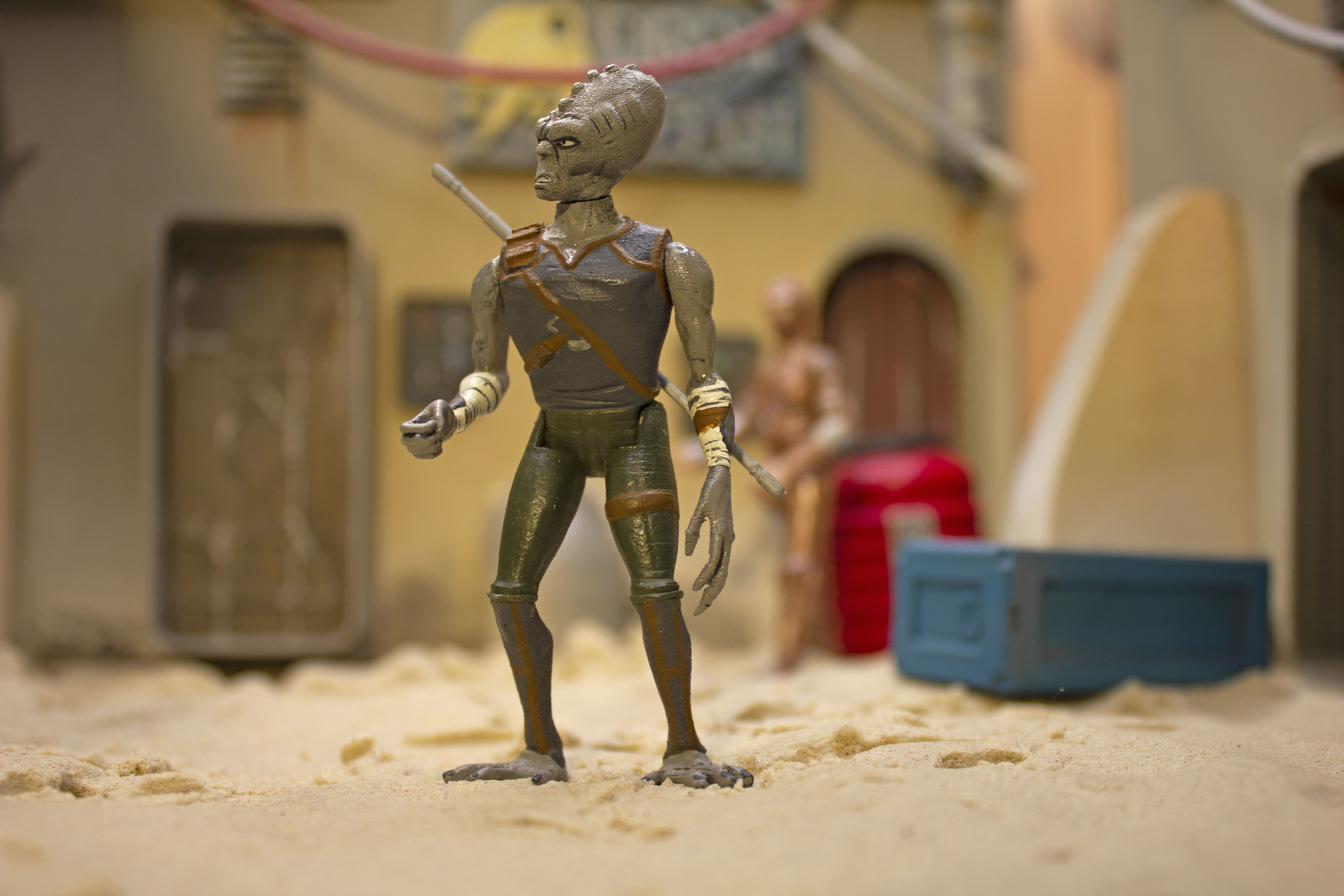 articulated  Noghri Hunter Rukh 3D print model_1