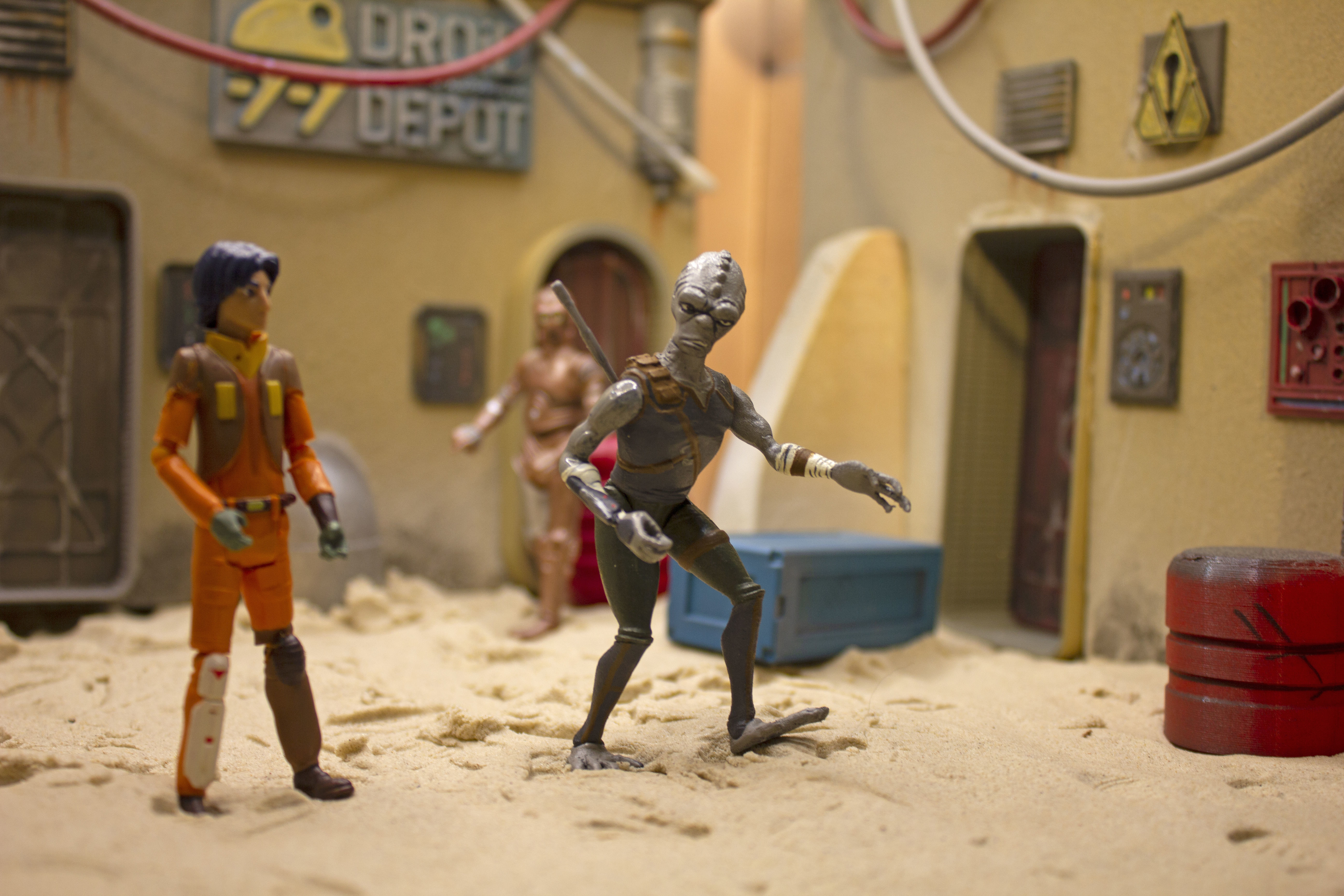 articulated  Noghri Hunter Rukh 3D print model_2